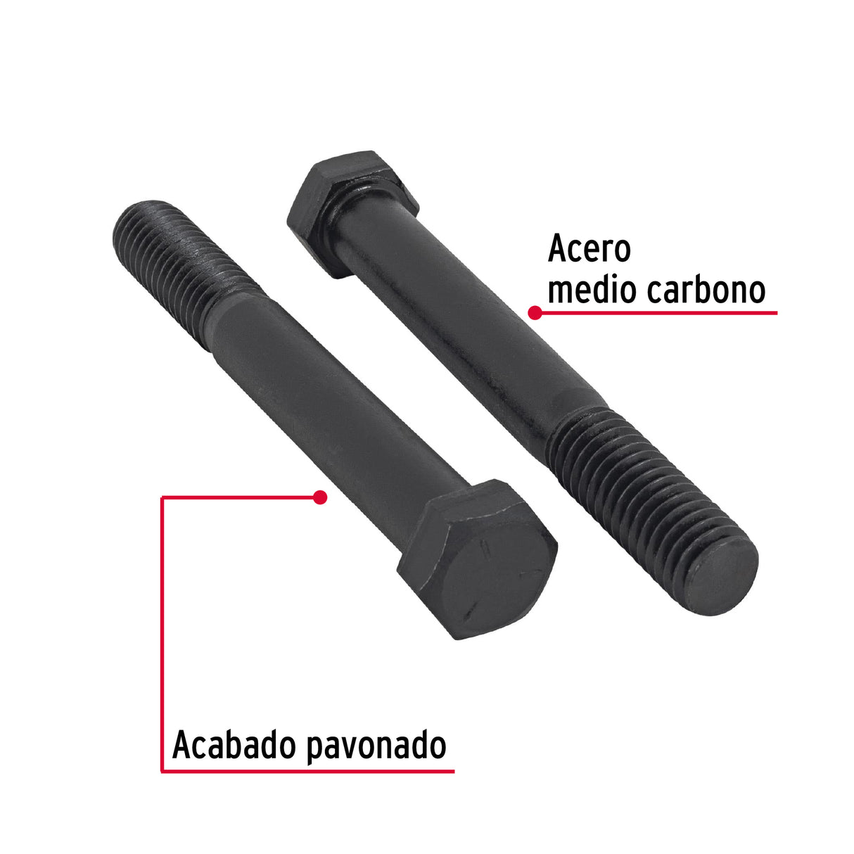 TORNILLO GRADO 5 7/16 X 3-1/2" TRUPER FIERO