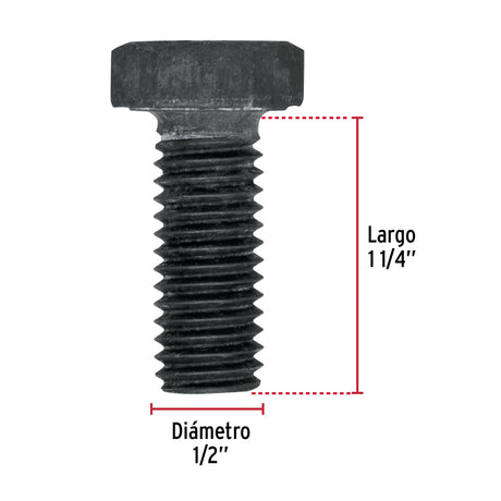 TORNILLO GRADO 5 1/2 X 1-1/4" TRUPER FIERO