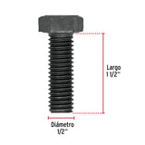 TORNILLO GRADO 5 1/2 X 1-1/2" TRUPER FIERO