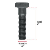 TORNILLO GRADO 5 1/2 X 2" TRUPER FIERO