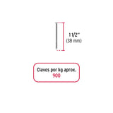 CLAVO STANDARD 1 1/2" CON CABEZA CLE-1-1/2B 44815 TRUPER