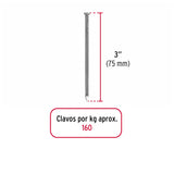 CLAVO STANDARD 3" CON CABEZA CLE-3B 45023 TRUPER