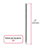 CLAVO STANDARD 5" CON CABEZA CLE-5B 45026 TRUPER