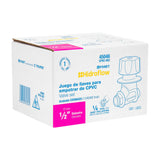LLAVES DE EMPOTRAR PARA REGADERA DE CPVC (2 PZAS) MCA TRUPER FOSET HIDROFLOW