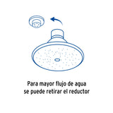 REGADERA REDONDA 3" CON BRAZO FOSET AQUA