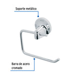 PORTAROLLO SIN CUBIERTA CROMO FOSET AQUA