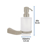 DISPENSADOR DE JABON SATINADO FOSET RIVIERA