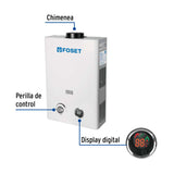 CALENTADOR DE PASO INSTANTANEO 6L/MIN. 1 SERVICIO GAS L.P. CALE-6I 45271 TRUPER