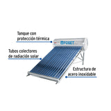 CALENTADOR DE AGUA SOLAR 180 LITROS 4 A 5 PERSONAS MCA TRUPER FOSET