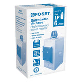 CALENTADOR DE PASO 6L GAS LP 1 SERV ENCENDIDO ELECTRICO MCA FOSET