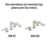 JUEGO DE 2 CARTUCHOS CERAMICOS CUERPO DE LATON FOSET