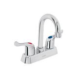 MEZCLADORA PLASTICA PARA LAVABO CUELLO TIPO BAR PALANCA TRUPER FOSET BASIC