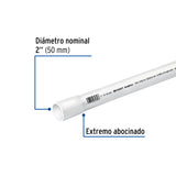 TUBO DE PVC HIDRAULICO CEDULA 40 2" TRAMO 3M FOSET