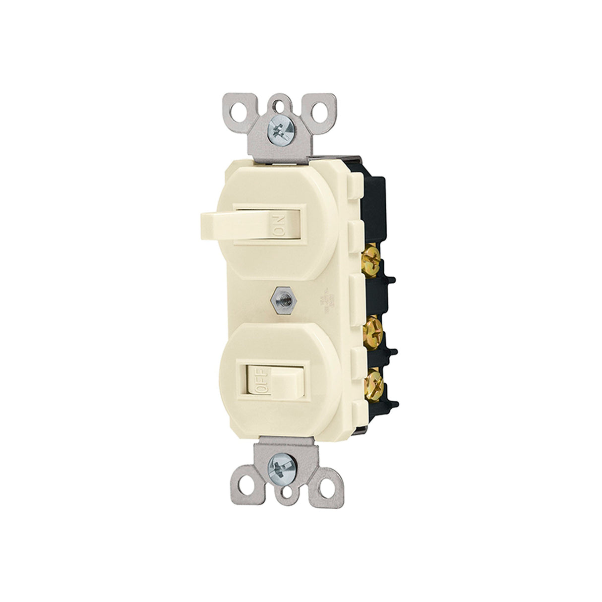 INTERRUPTOR DE PALANCA DUPLEX 15A/120V. MARFIL LINEA STANDARD APDO-S 46002 TRUPER *** OFRECER LEV001 ***