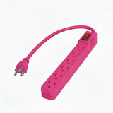 MULTICONTACTO 6 ENTRADAS ROSA MUL-6EG 46021 TRUPER