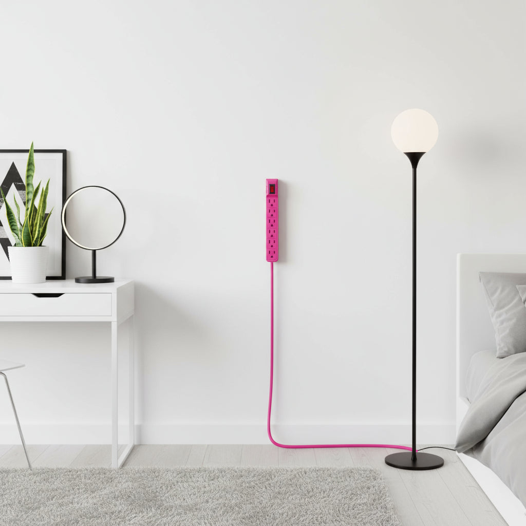 MULTICONTACTO 6 ENTRADAS ROSA MUL-6EG 46021 TRUPER