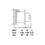 RECEPTACULO PIN & SLEEVE IND. 60A/480V. 3F-4H 460R7-00W LEVITON