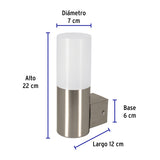 ARBOTANTE DECORATIVO LED 1 SPOT 5W/127V. 3000K LUZ CALIDA ARB-210L 46128 TRUPER