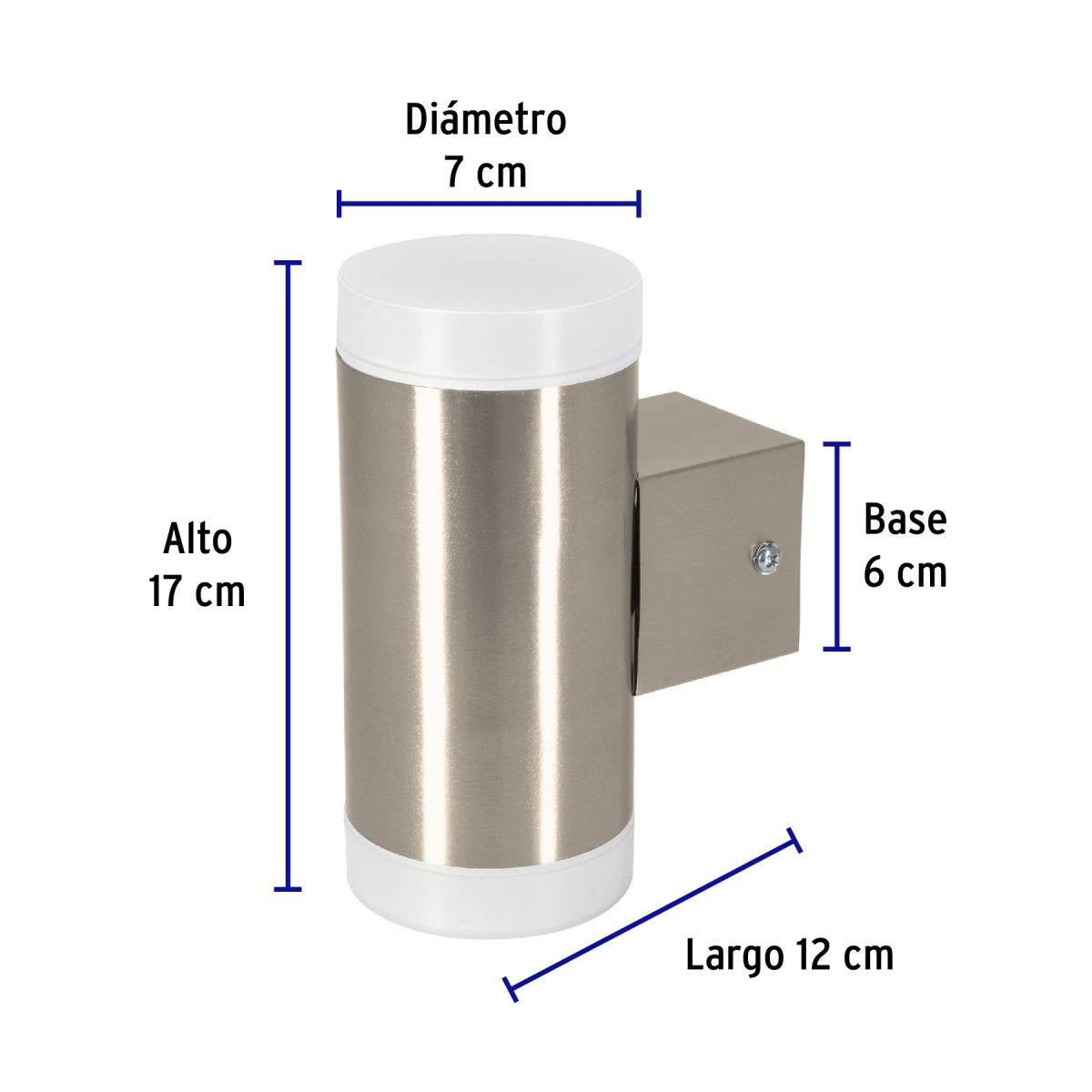 ARBOTANTE DECORATIVO LED 2 SPOTS 10W/127V. 3000K LUZ CALIDA ARB-211L 46129 TRUPER