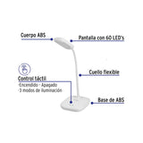 LAMPARA DE LED PARA ESCRITORIO 5W/120-240V. 6500K LUZ DE DIA LES-100L 46189 TRUPER