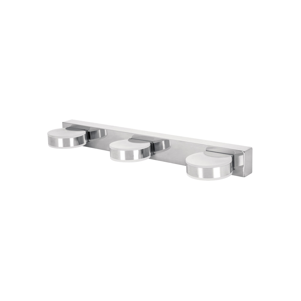 ARBOTANTE LED DECORATIVO BAÑO 10W/120-220V. 3 SPOTS 4000K LUZ BLANCA ARB-300L 46346 TRUPER