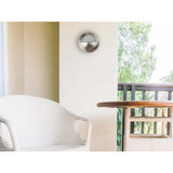 LAMPARA DE PARED APLIQUE ACERO INOXIDABLE G9 25W 1 LUZ  *** HA. LUMI ***