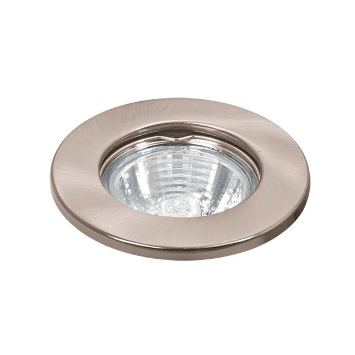 LUMINARIO REDONDO EMPOTRABLE REDONDO FIJO 50W. SATIN LED O HALOGENO EMP-104S 46614 TRUPER *** OFRECER YD-220/S ***