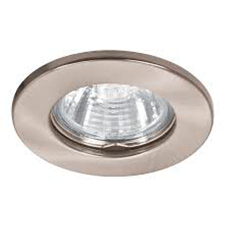 LUMINARIO REDONDO EMPOTRABLE REDONDO FIJO 50W. SATIN LED O HALOGENO EMP-104S 46614 TRUPER *** OFRECER YD-220/S ***