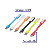 MINI-LAMPARA FLEXIBLE 5 LEDS. USB LUZ-USB 46865 VOLTECK ***COLORES HAE***