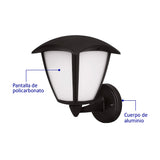 ARBOTANTE FAROL SOPORTADO DE LED 550 LM MCA TRUPER VOLTECK *** EXHIBIDO ***