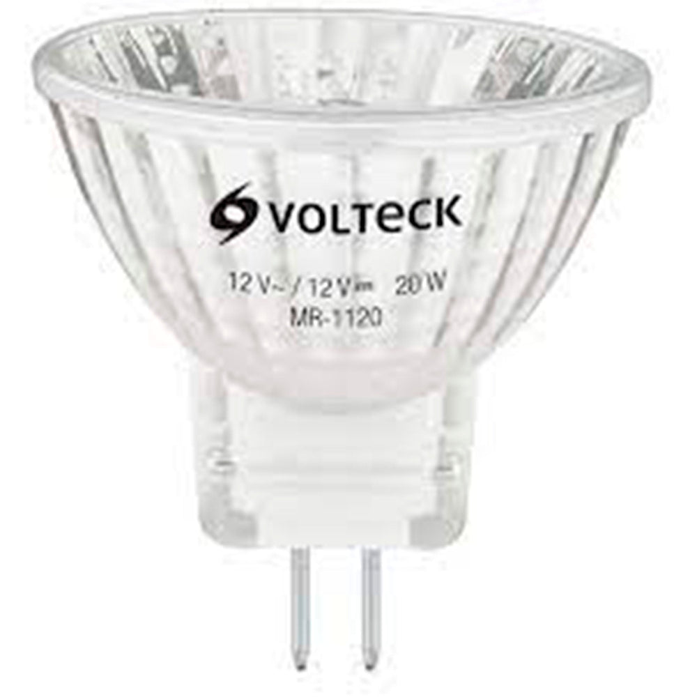 LAMPARA HALOGENO 20W/12V. 3000K LUZ CALIDA MR11 BASE GU4 MR-1120 47251 TRUPER