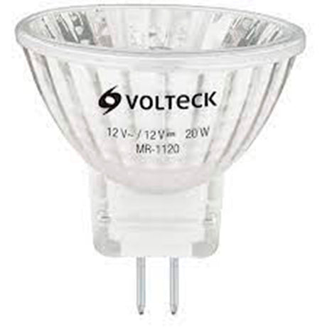 LAMPARA HALOGENO 20W/12V. 3000K LUZ CALIDA MR11 BASE GU4 MR-1120 47251 TRUPER