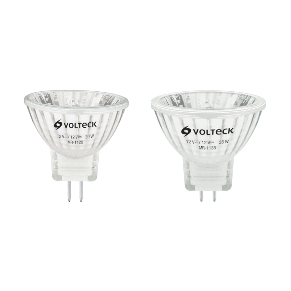 LAMPARA HALOGENO 20W/12V. 3000K LUZ CALIDA MR11 BASE GU4 MR-1120 47251 TRUPER