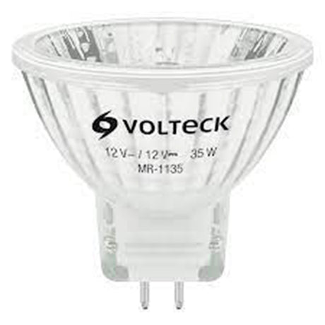 LAMPARA HALOGENO 35W/12V. 3000K LUZ CALIDA MR11 BASE GU4 MR-1135 47252 TRUPER