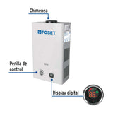 CALENTADOR DE PASO INSTANTANEO 6 /1 SERVICIO GAS NATURAL MCA FOSET