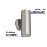 ARBOTANTE DECORATIVO 2 SPOTS ACENTO 50W/127V. SATIN ARB-201S 47391 TRUPER