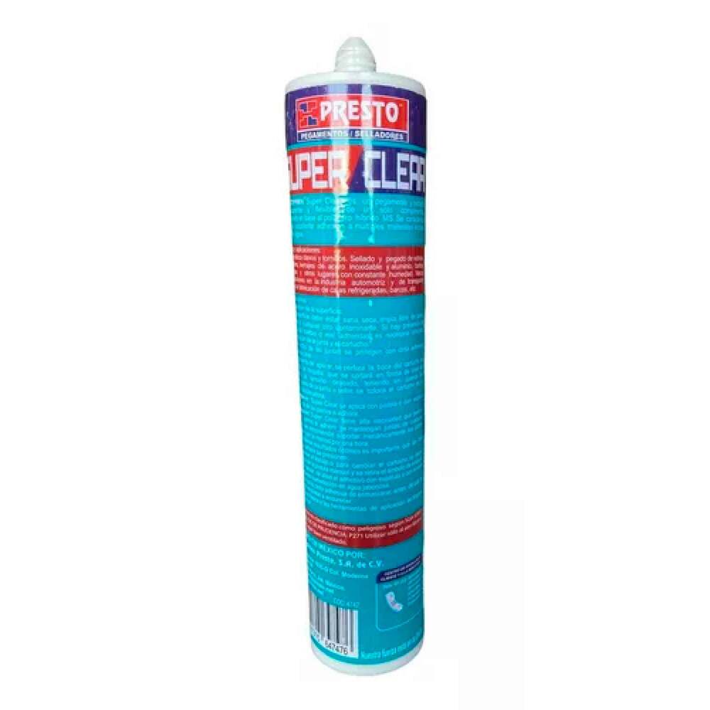 PRESTO MASTIPREN SUPER CLEAR 290 ML PODEROSO ADESIVO MULTIUSOS TRANSPARENTE