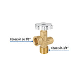 VALVULA PARA CILINDROS DE GAS LP HASTA 45KG VGC-560 MCA FOSET