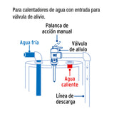 VALVULA DE ALIVIO DE 3/4" PARA BOILER 150 PSI VALI-3/4 FOSET