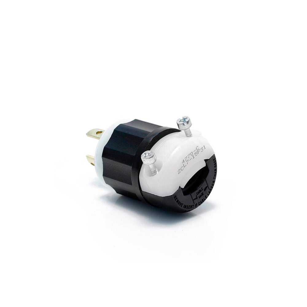 CLAVIJA MEDIA VUELTA 2P 3H 15A 277V. 04770-00C LEVITON