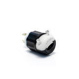 CLAVIJA MEDIA VUELTA 2P 3H 15A 277V. 04770-00C LEVITON