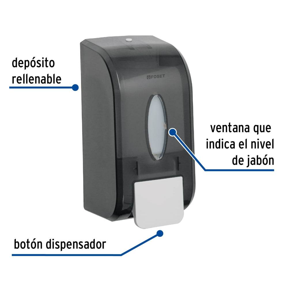 DOSIFICADOR DE ABS PARA JABON LIQUIDO HUMO FOSET