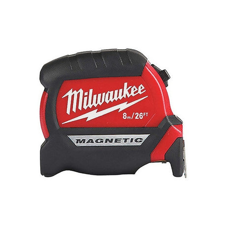 FLEXOMETRO MAGNETICO 26FT-8MTS IMPRESA A DOS CARAS MILWAUKEE***HAE2025***