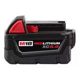 BATERIA 18 VOLTS REDLITHIUM ION CAPACIDAD EXTENDIDA XC 5AMP M18 MILWAUKEE