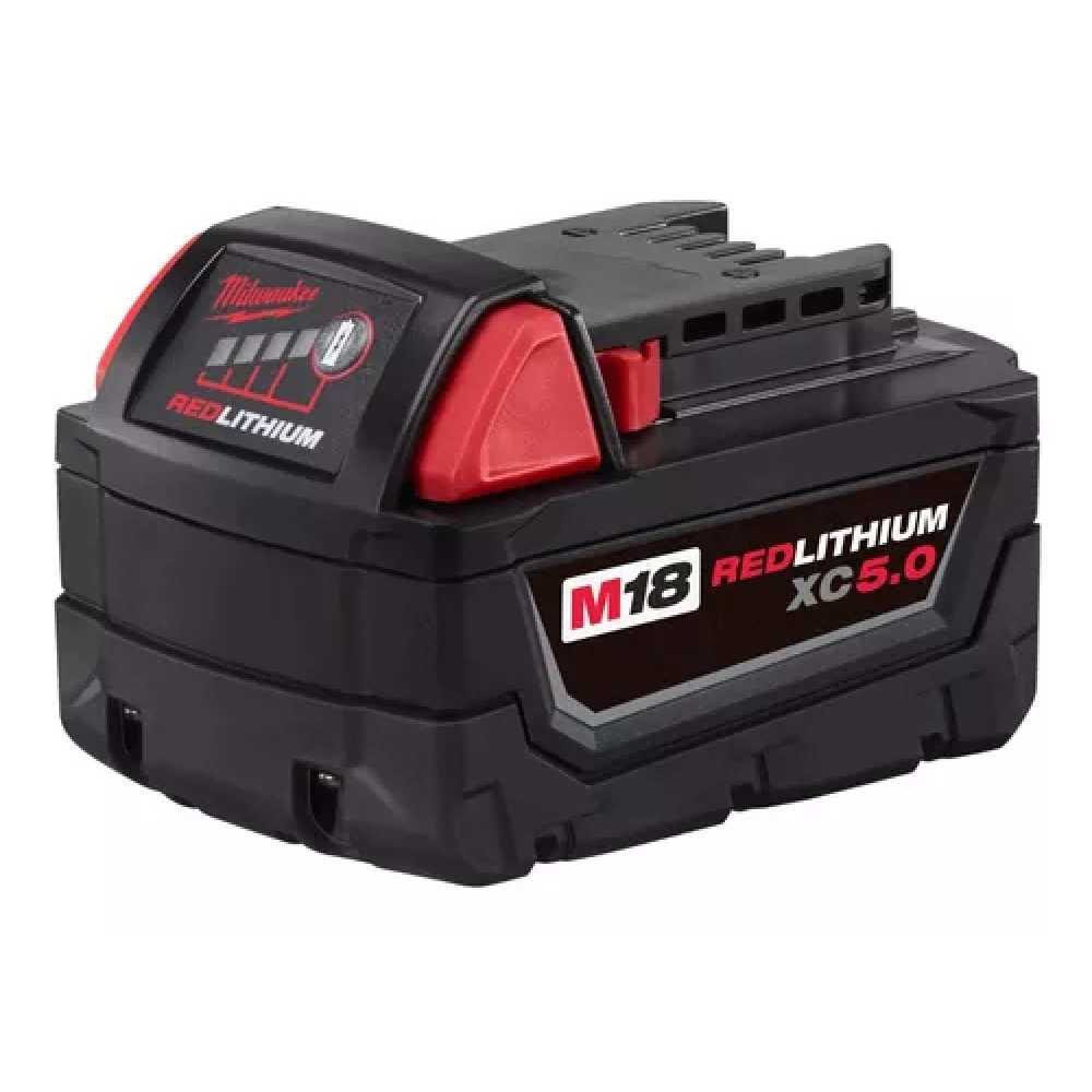 BATERIA 18 VOLTS REDLITHIUM ION CAPACIDAD EXTENDIDA XC 5AMP M18 MILWAUKEE
