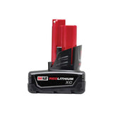 BATERIA 12 VOLTS REDLITHIUM ION CAPACIDAD EXTENDIDA XC 3AMP M12 MILWAUKEE