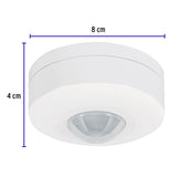 SENSOR DE MOVIMIENTO PARA TECHO ALCANCE 6 M VOLTECK *** OFRECER SM-360-TS-N O 85196 ***