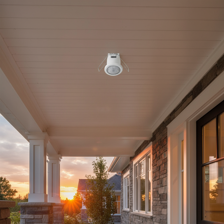 SENSOR DE MOVIMIENTO EMPOTRABLE ALCANCE 8MTS COLOR BCO VOLTECK *** OFRECER 85199 ***