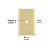 PLACA ALUMINIO PARA ATENUADOR PADI-S 48174 TRUPER