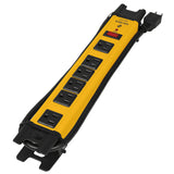 MULTICONTACTO DE BARRA INDUSTRIAL 6 ENTRADAS CON SUPRESOR DE PICOS MUL-612X 48186 TRUPER